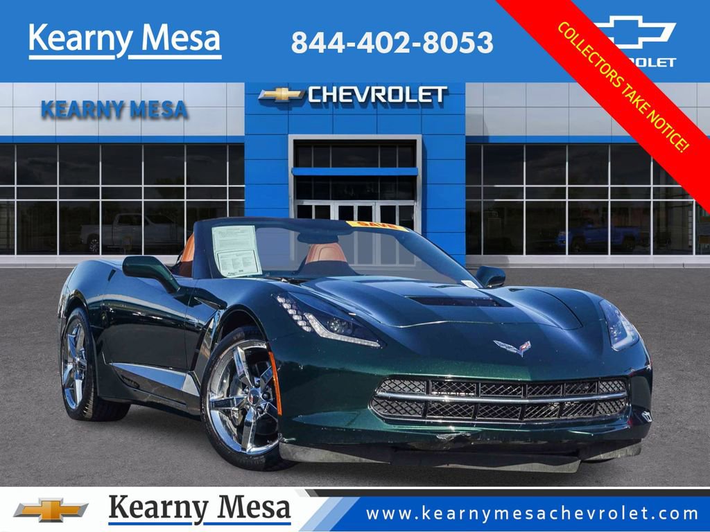 Used 2014 Chevrolet Corvette Stingray Convertible w/ 3LT Preferred Equipment Group image 1