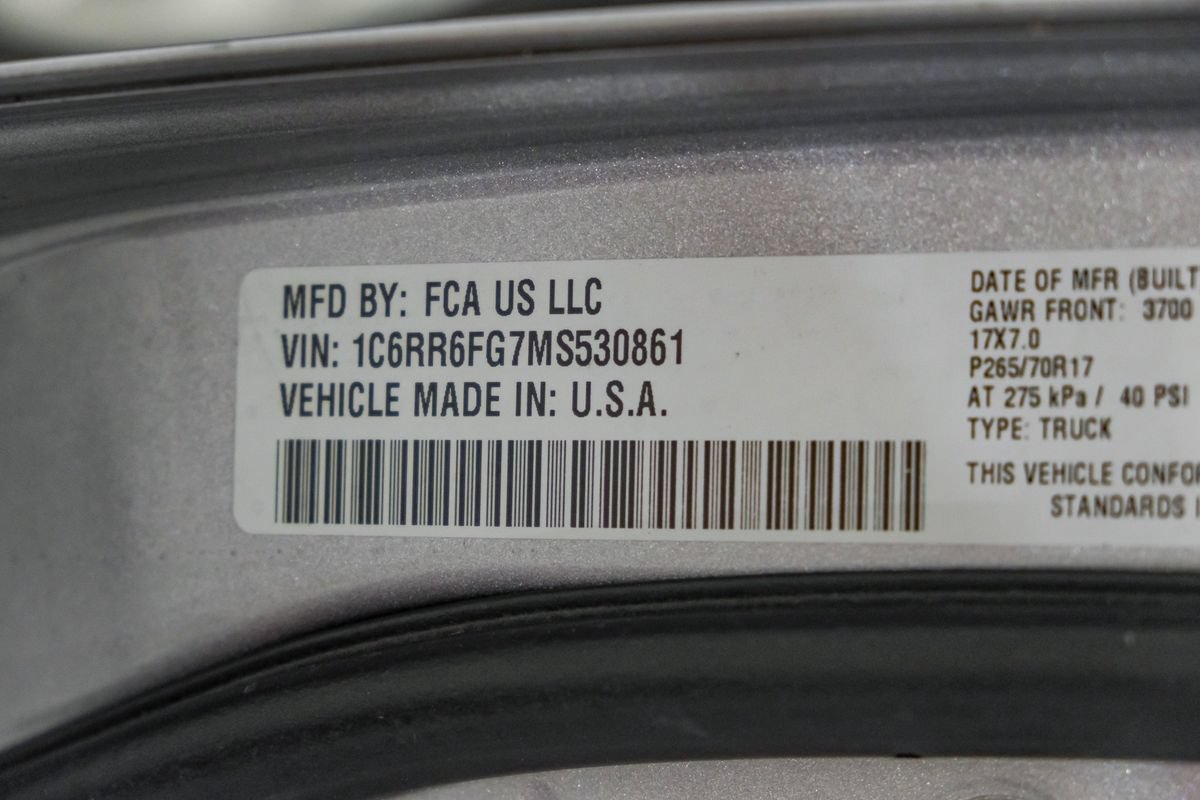 Used 2021 RAM 1500 Tradesman w/ Chrome Plus Package RWD image 63