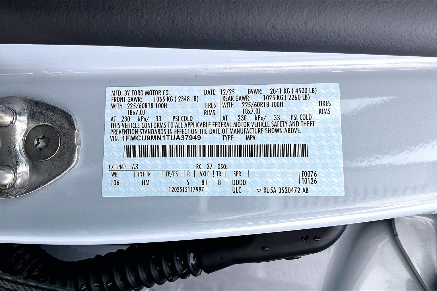 New 2026 Ford Escape ST-Line w/ Tech Pack #1 AWD/4WD image 13