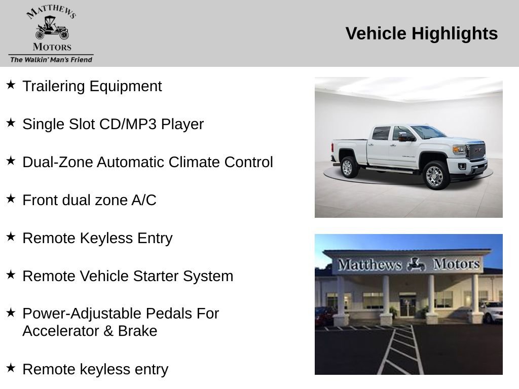 Used 2016 GMC Sierra 2500 Denali w/ Duramax Plus Package image 14