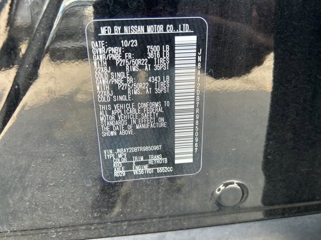 Used 2024 Nissan Armada Platinum w/ Captain's Chairs Package image 41