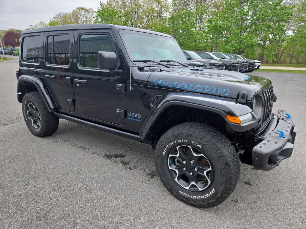 Used 2023 Jeep Wrangler Unlimited Rubicon 4xe w/ Steel Bumper Group AWD/4WD image 2