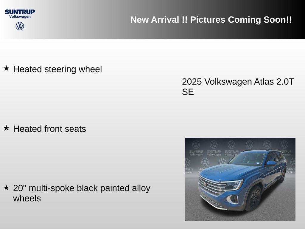 Used 2025 Volkswagen Atlas SE w/ Panoramic Sunroof Package image 11