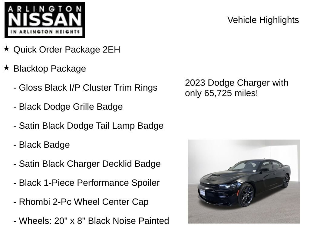 Used 2023 Dodge Charger GT w/ Blacktop Package image 7