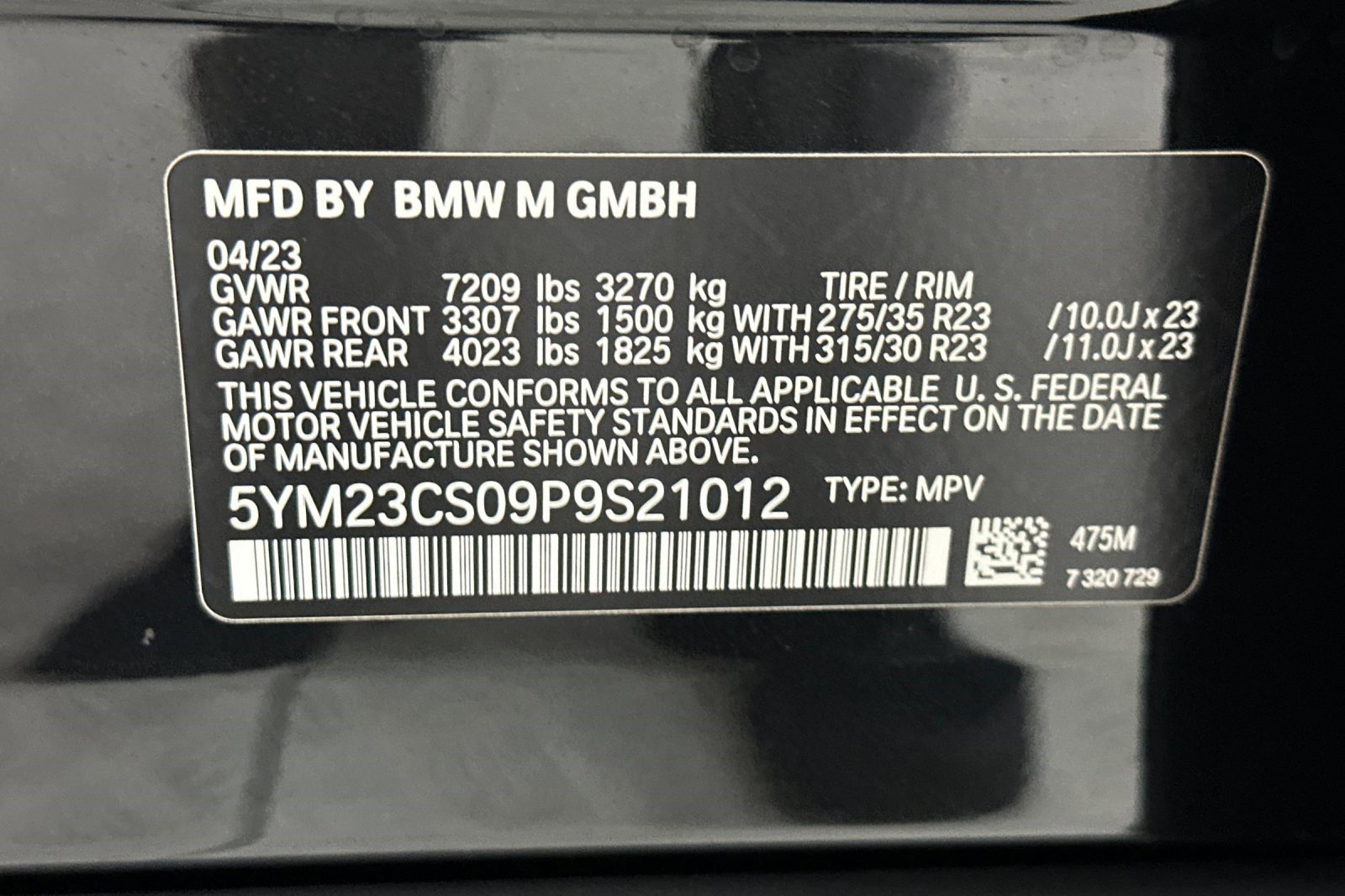 Certified 2023 BMW XM AWD/4WD image 19