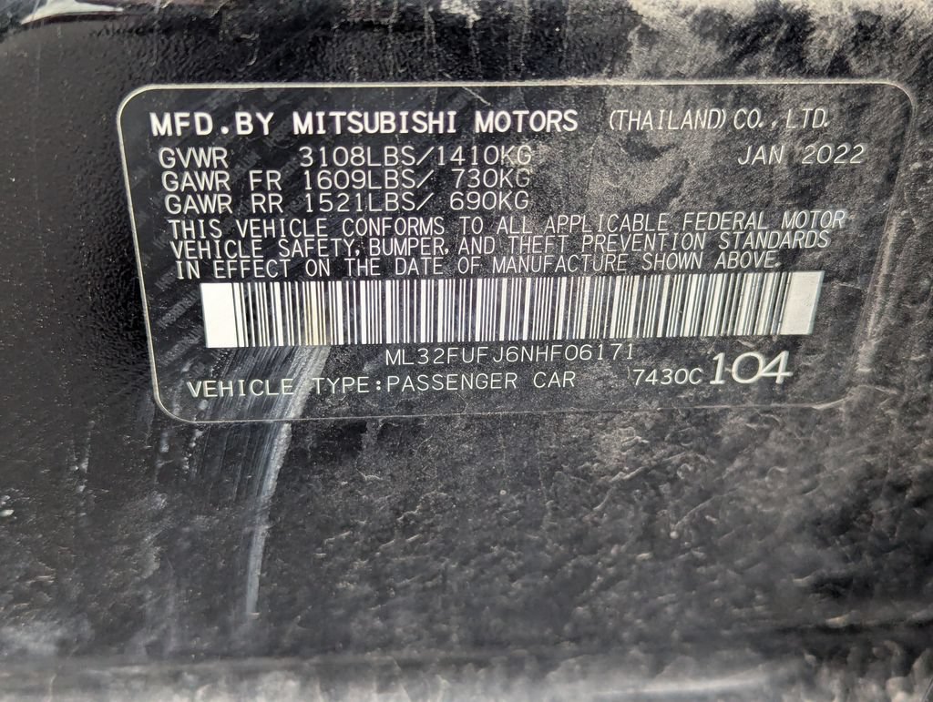 Used 2022 Mitsubishi Mirage G4 FWD image 14
