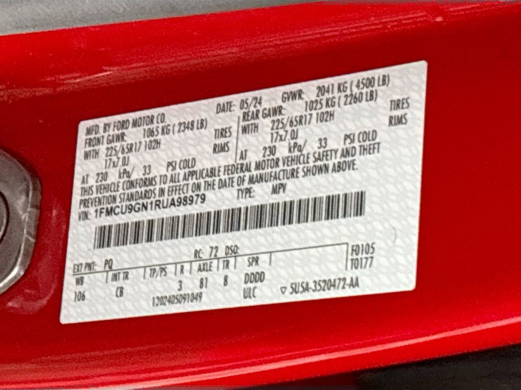 Used 2024 Ford Escape Active image 24