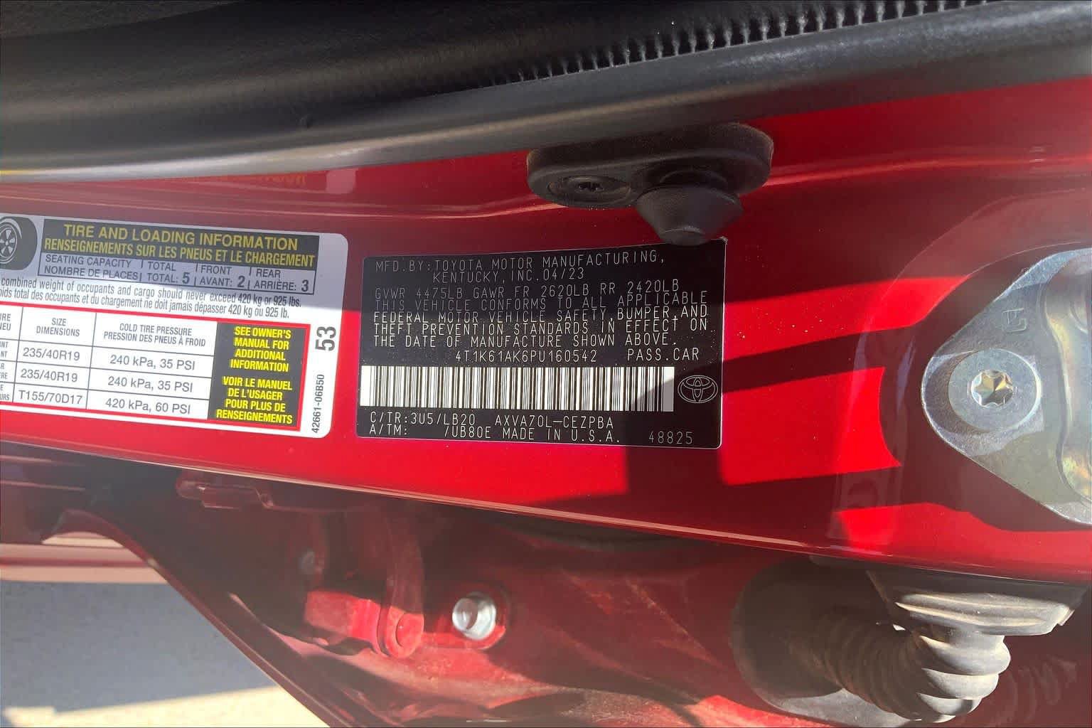 Used 2023 Toyota Camry XSE FWD image 34