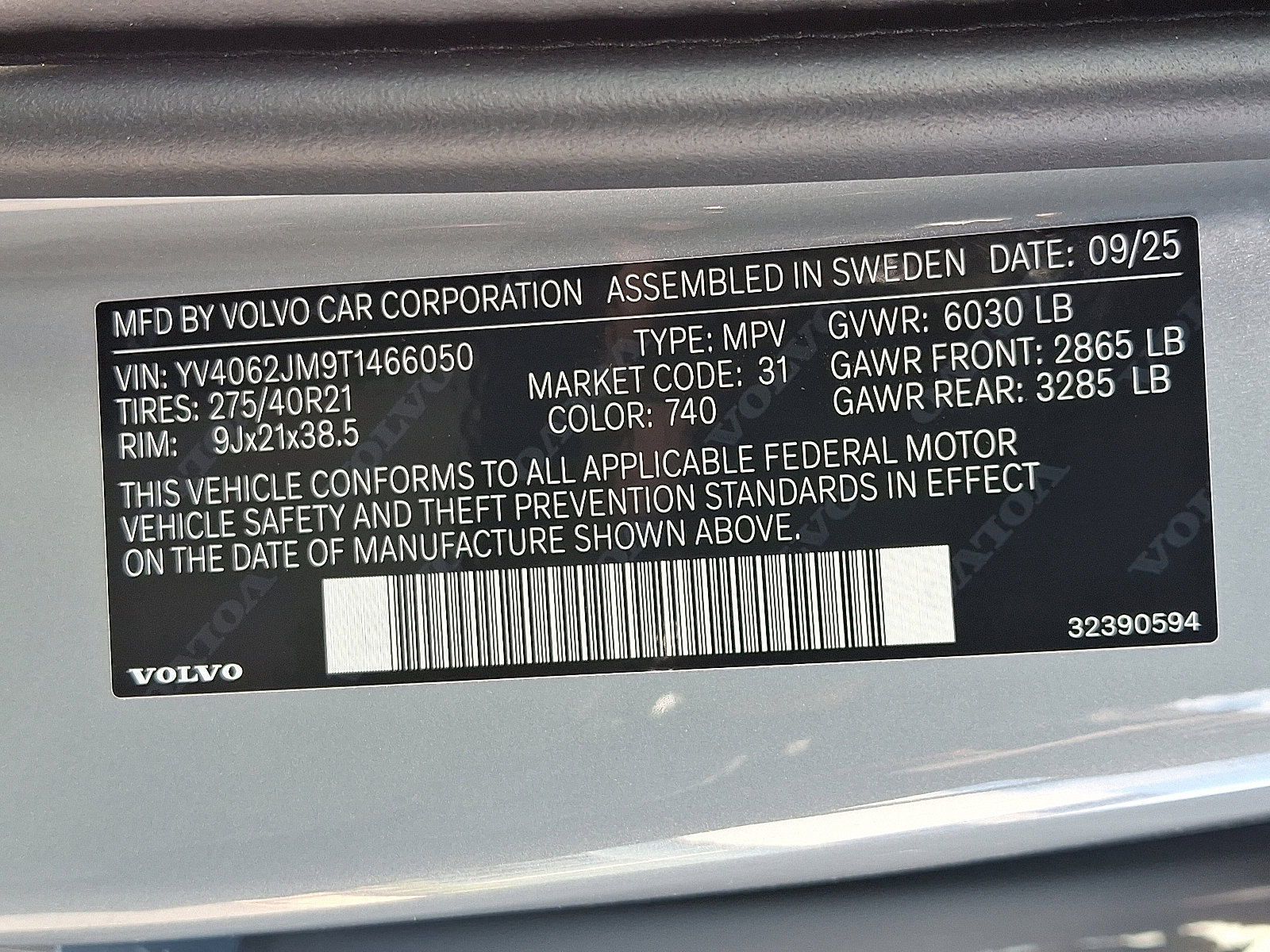 New 2026 Volvo XC90 B6 Ultra image 14