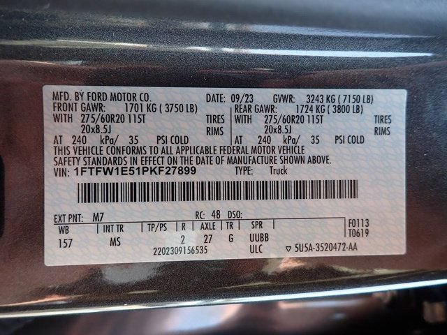 Used 2023 Ford F150 XLT w/ Equipment Group 302A High AWD/4WD image 24