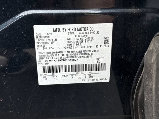 Used 2022 Ford Edge SEL AWD/4WD image 23