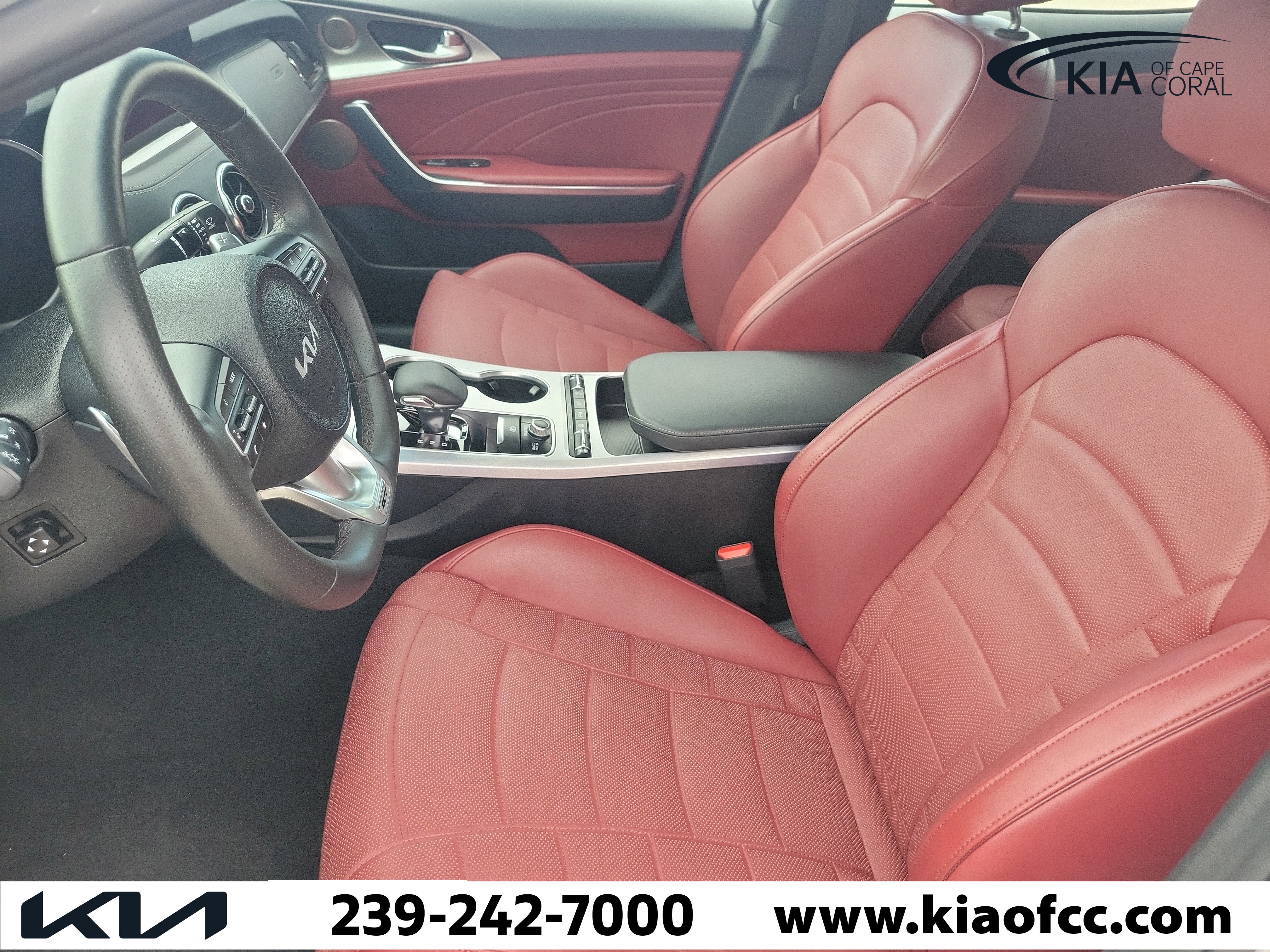 Used 2023 Kia Stinger GT2 w/ Red Interior Color Package AWD/4WD image 22