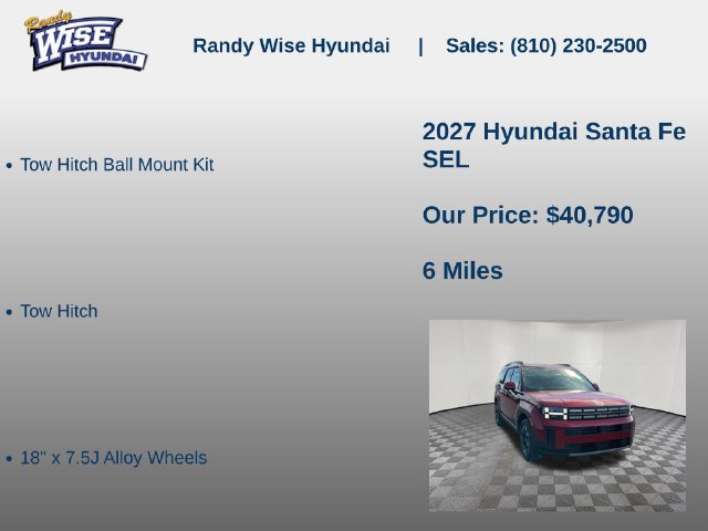 New 2027 Hyundai Santa Fe SEL w/ Tow & Go Package AWD/4WD image 20