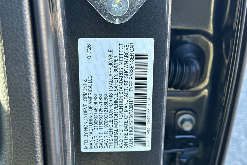 New 2026 Honda Accord EX-L image 33