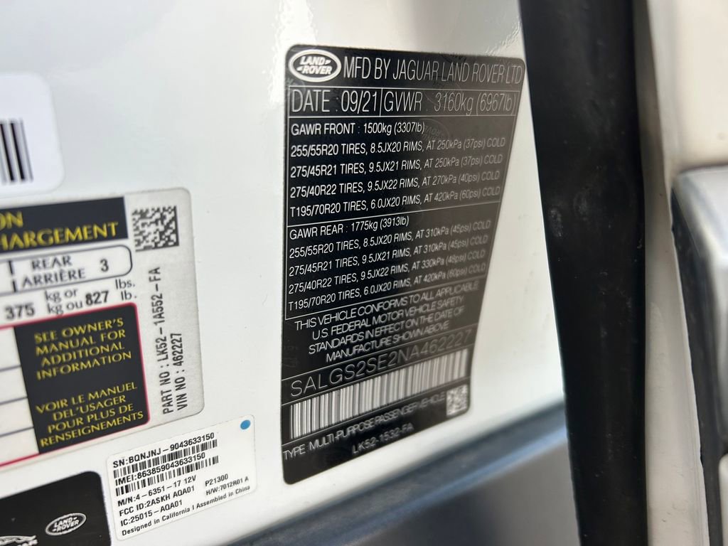 Used 2022 Land Rover Range Rover P525 Westminster Edition AWD/4WD image 10