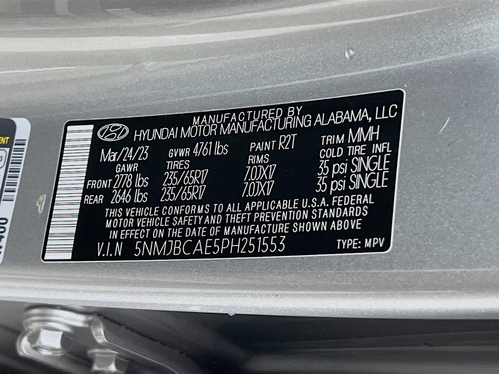 Certified 2023 Hyundai Tucson SEL AWD/4WD image 31