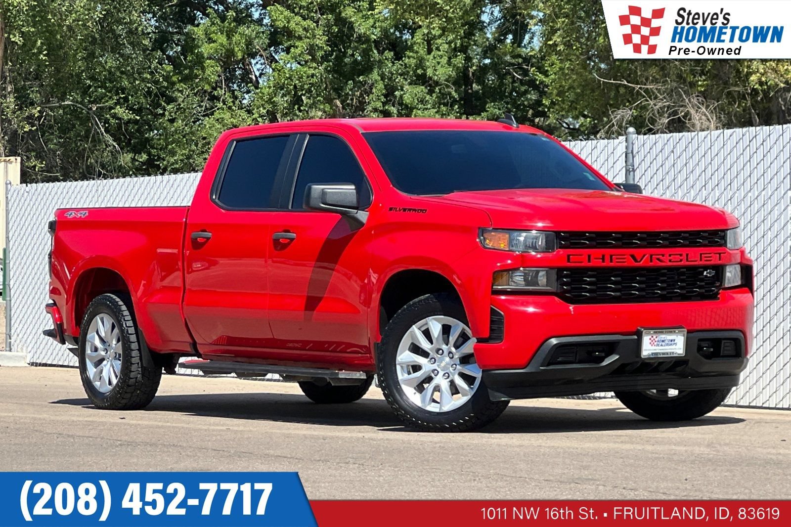 Used 2022 Chevrolet Silverado 1500 Custom w/ LPO, Dark Essentials Package AWD/4WD image 1