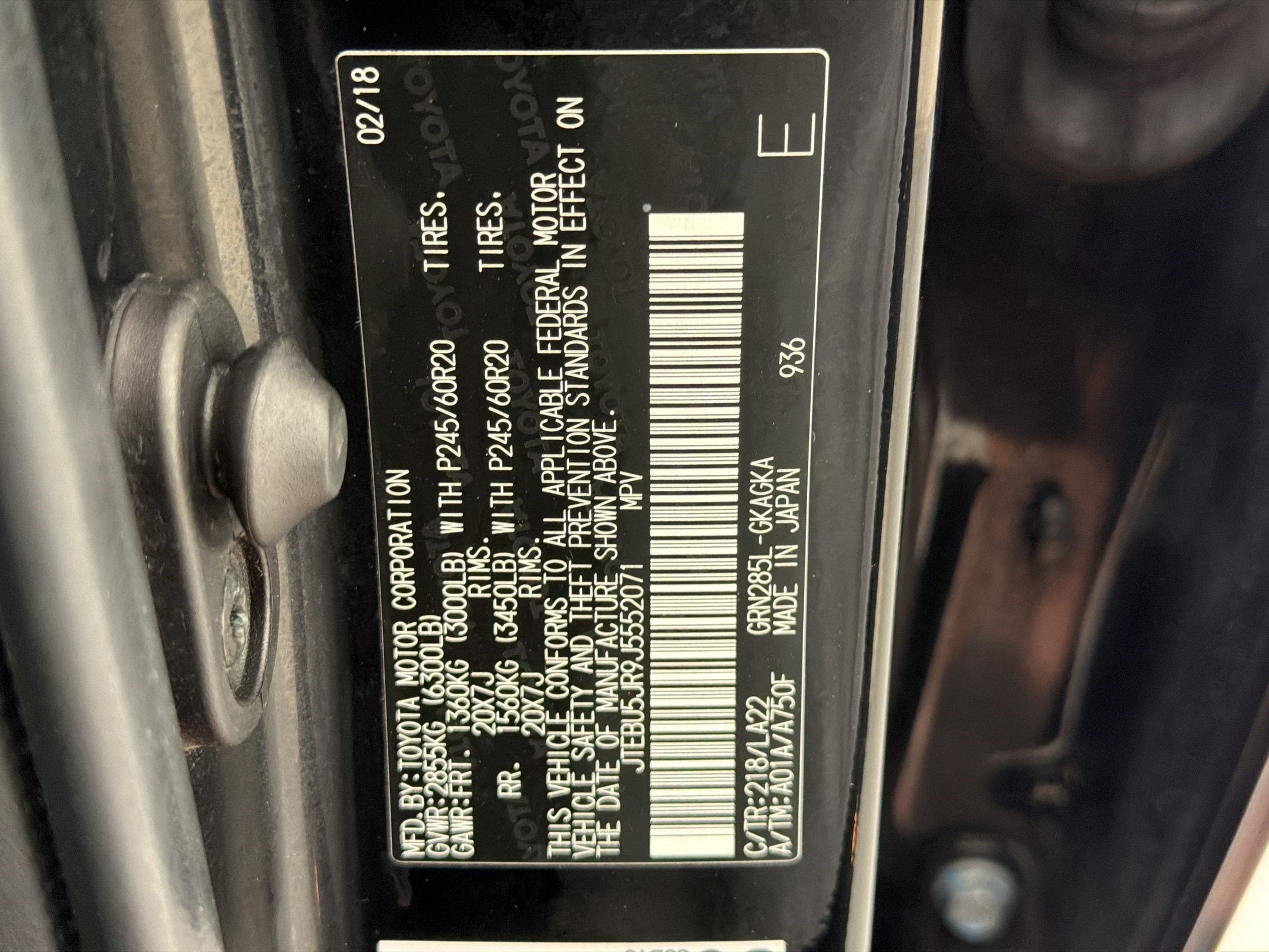Used 2018 Toyota 4Runner Limited AWD/4WD image 26