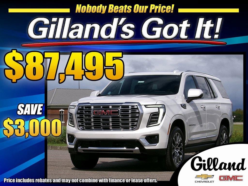New 2025 GMC Yukon Denali w/ Denali Reserve Package