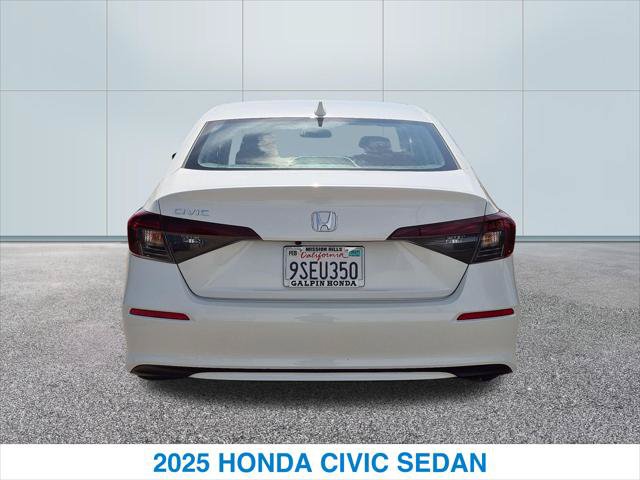 Certified 2025 Honda Civic LX image 8
