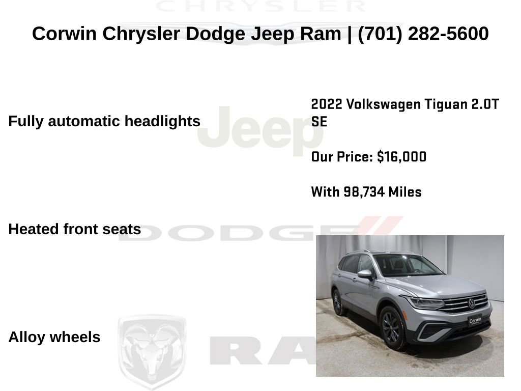 Used 2022 Volkswagen Tiguan SE image 13