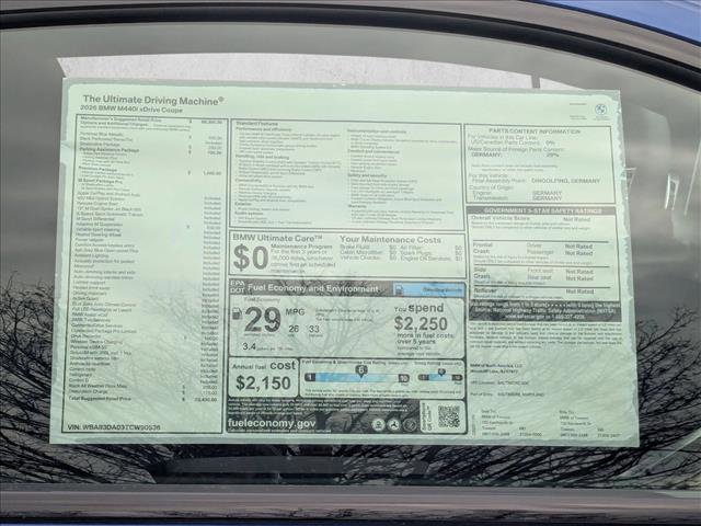 New 2026 BMW 440i xDrive Coupe w/ Premium Package AWD/4WD image 18