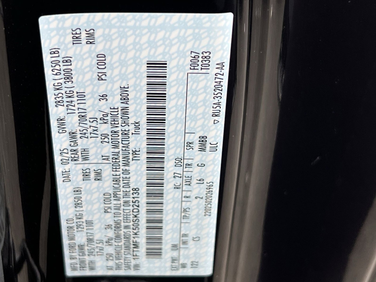 New 2025 Ford F150 XL image 27