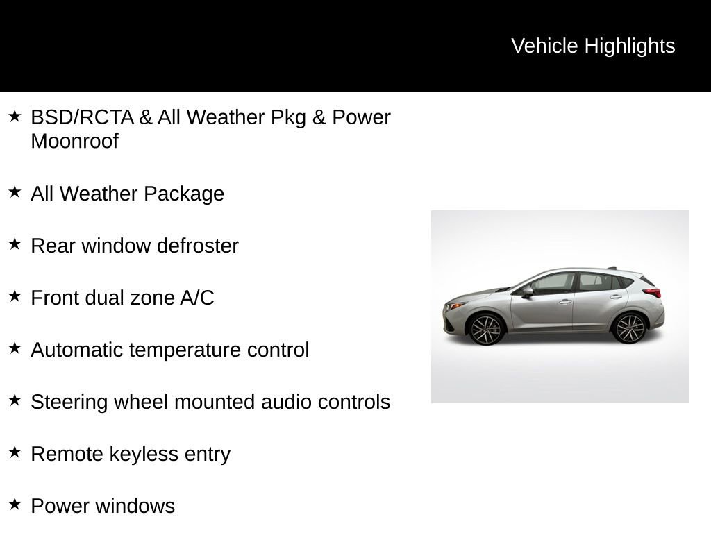 Certified 2025 Subaru Impreza 2.0i Sport image 8