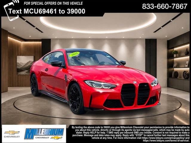 Used 2021 BMW M4 Competition w/ M Driver's Package RWD image 1