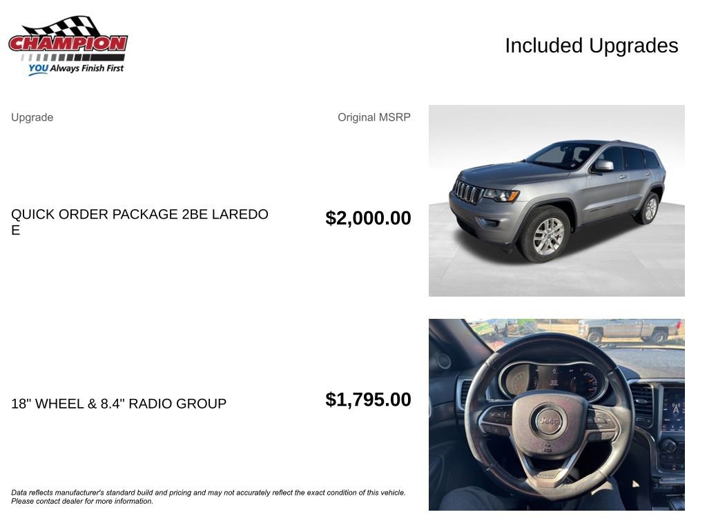 Used 2018 Jeep Grand Cherokee Laredo image 4