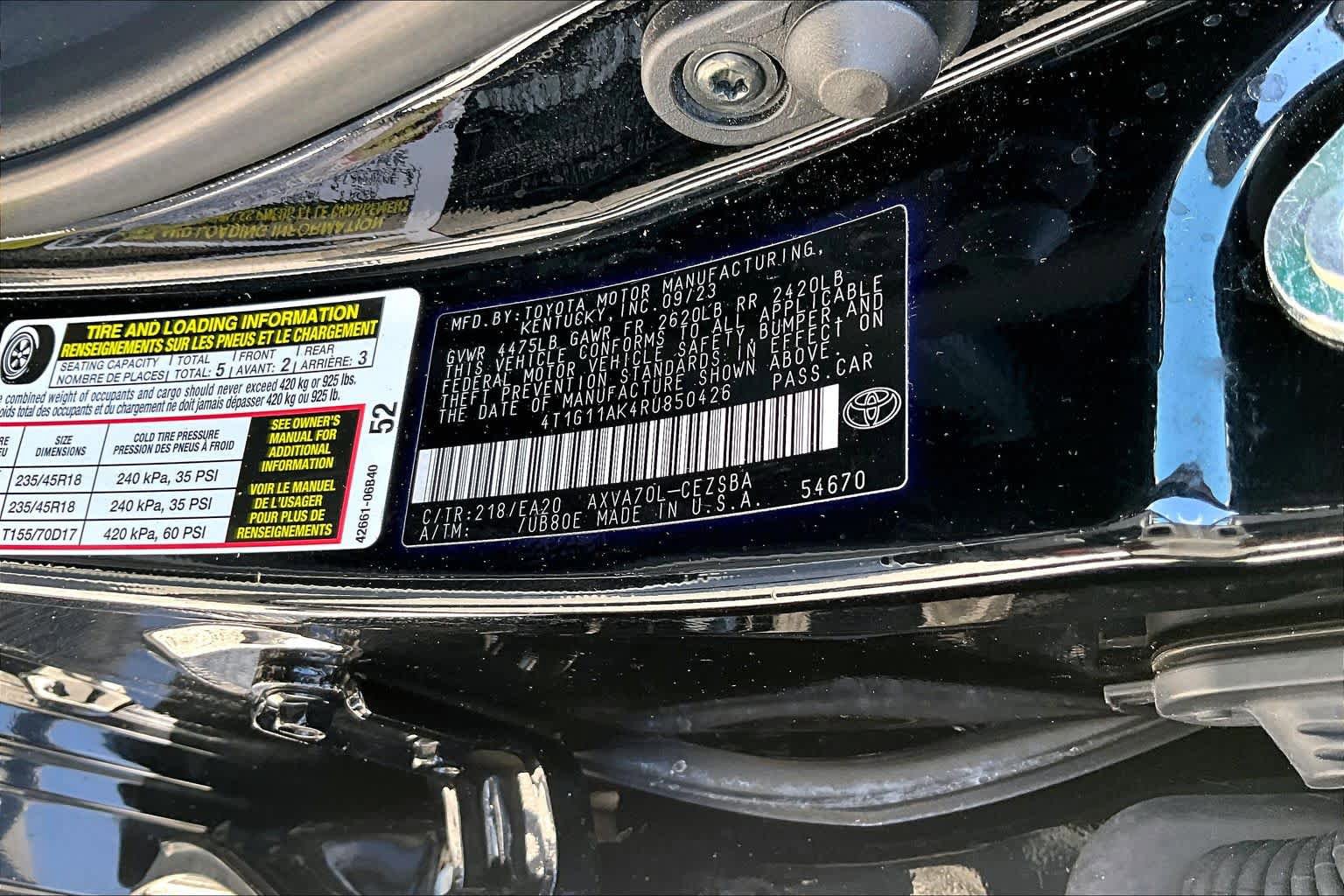 Used 2024 Toyota Camry SE FWD image 36