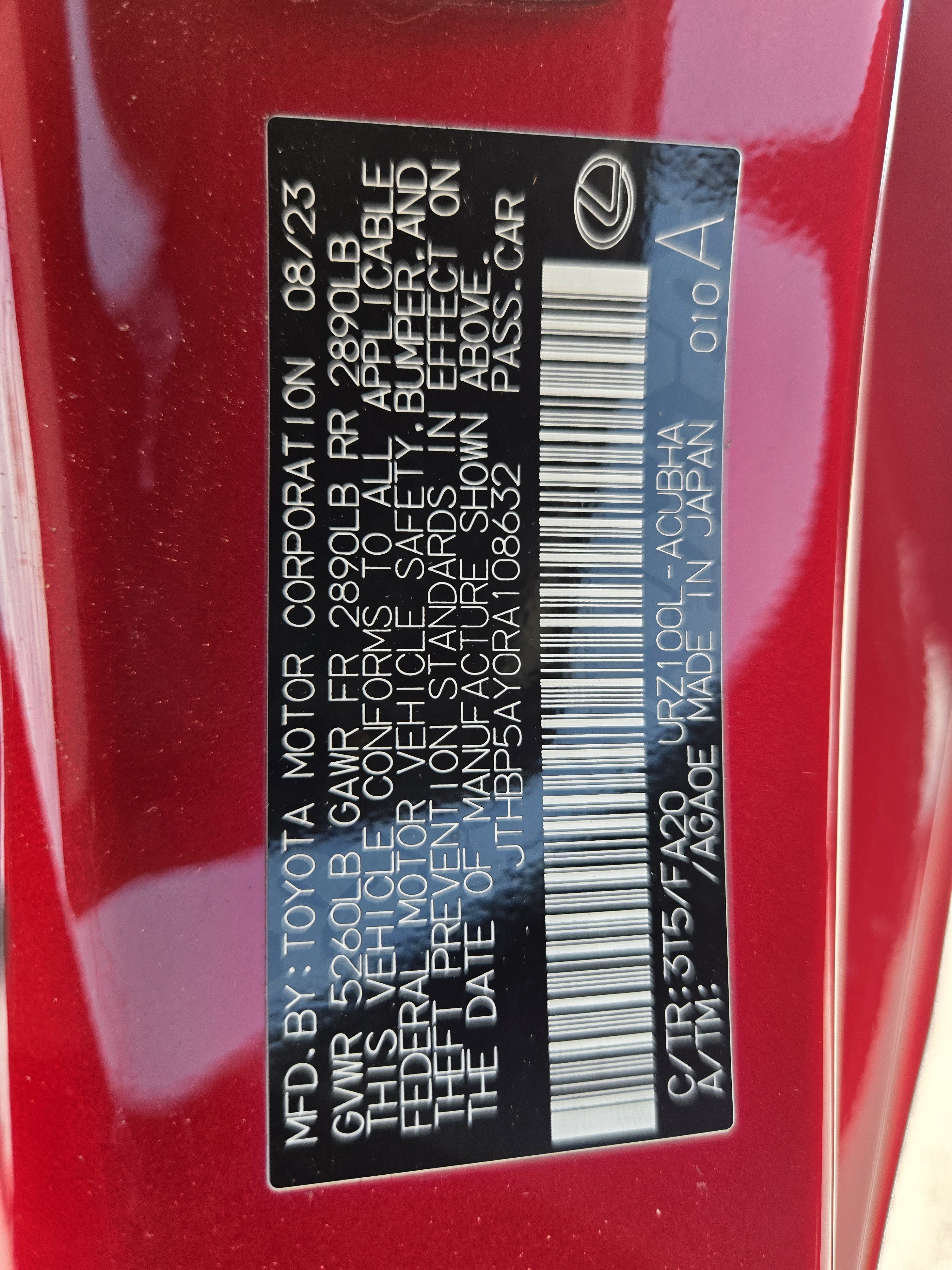 Certified 2024 Lexus LC 500 Coupe w/ Dynamic Handling Package RWD image 31