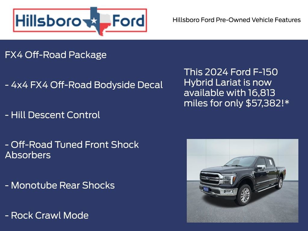 Used 2024 Ford F150 Lariat w/ Equipment Group 502A High image 9