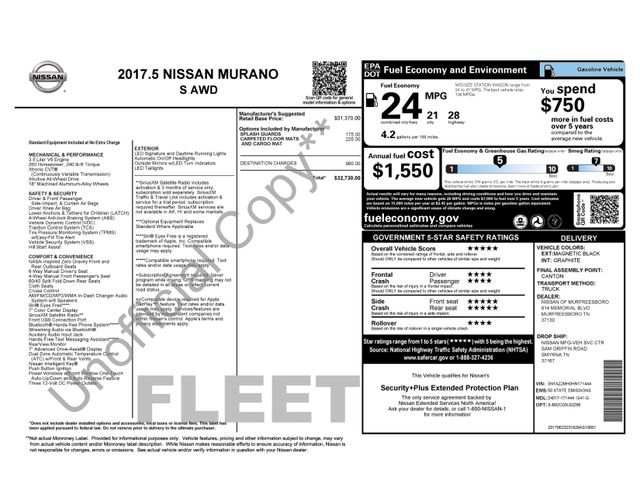 Used 2017 Nissan Murano S AWD/4WD image 6