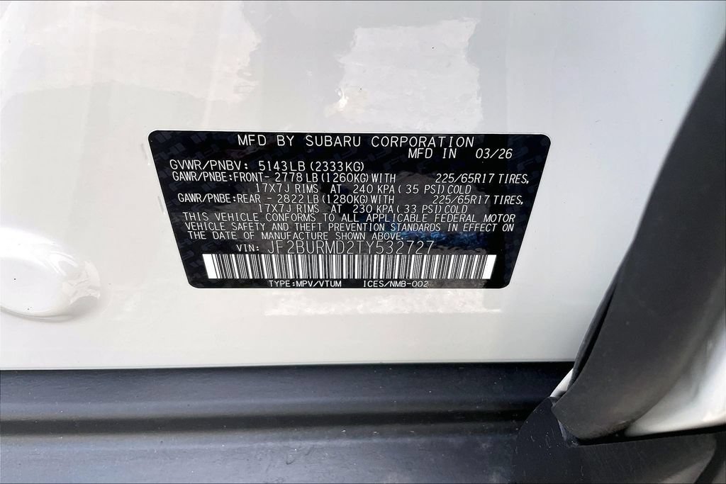 New 2026 Subaru Outback Wilderness AWD/4WD image 16