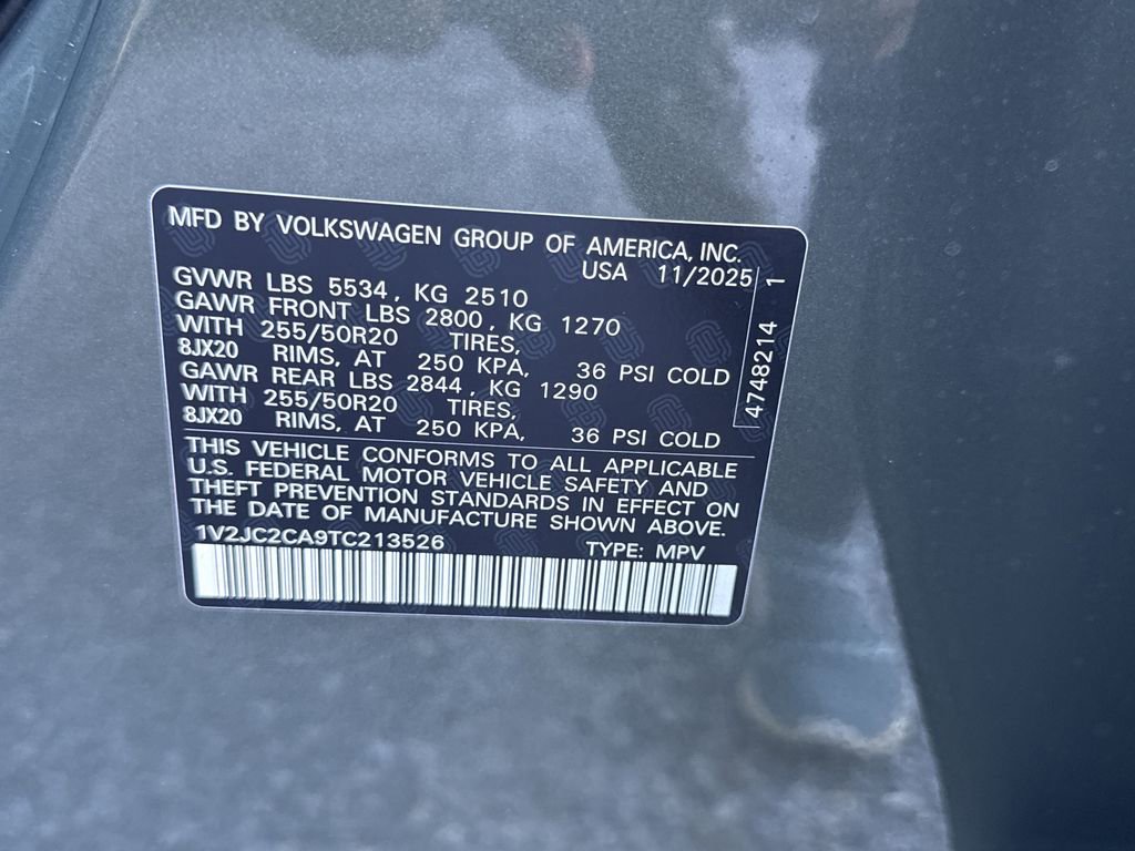 New 2026 Volkswagen Atlas Cross Sport SE image 41