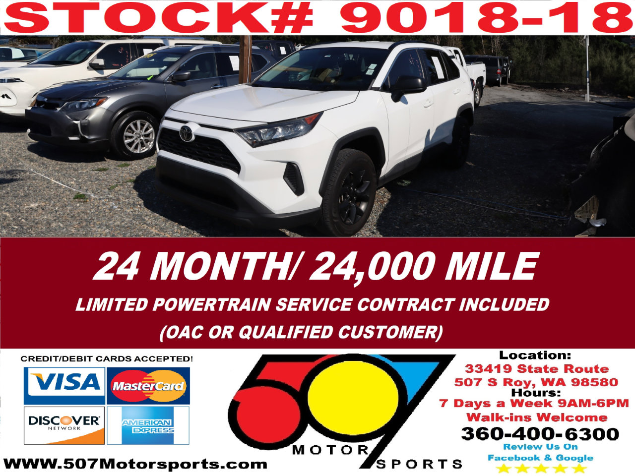 Used 2021 Toyota RAV4 LE image 1