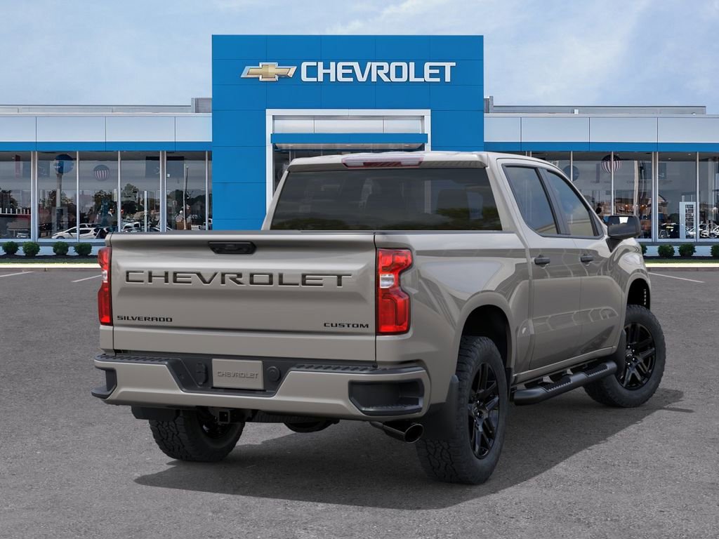 New 2026 Chevrolet Silverado 1500 Custom w/ Turbomax Blackout Package RWD image 4