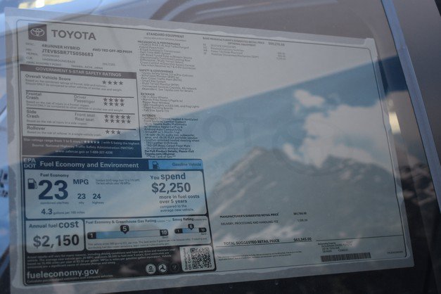 New 2026 Toyota 4Runner TRD Off-Road Premium AWD/4WD image 15