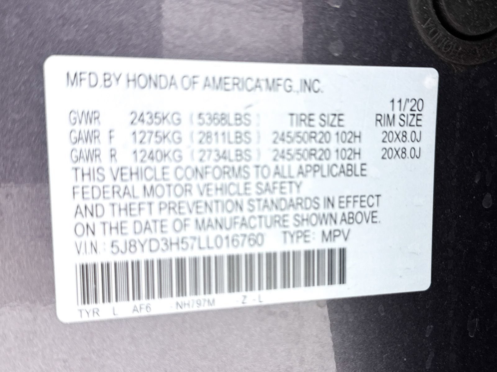 Used 2020 Acura MDX FWD w/ Technology Package image 39