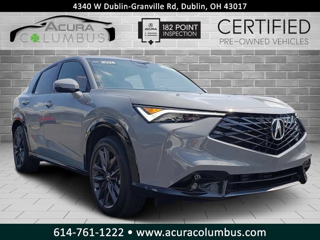 Certified 2025 Acura ADX A-Spec AWD/4WD 360° Tour