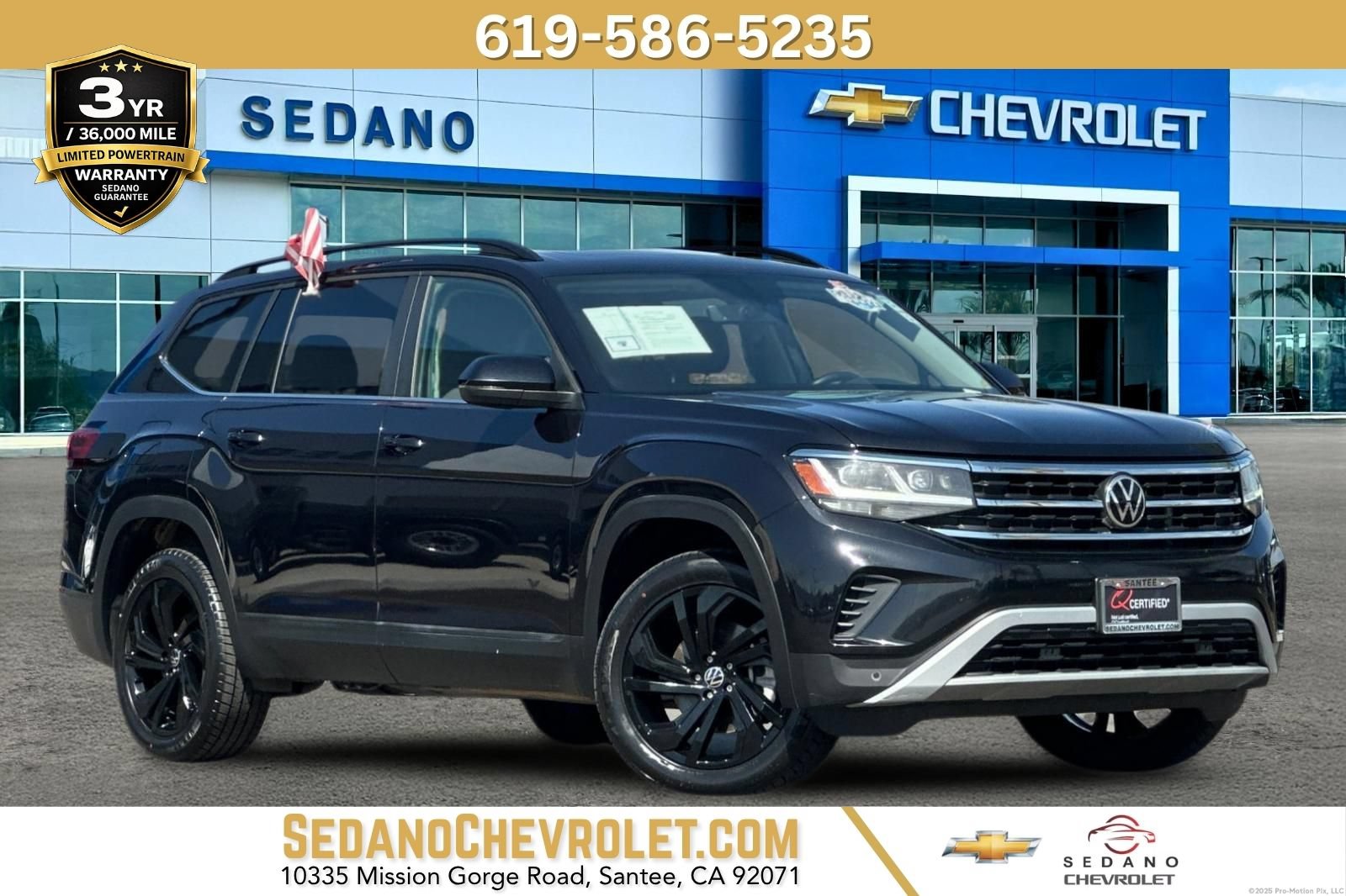 Used 2022 Volkswagen Atlas SE