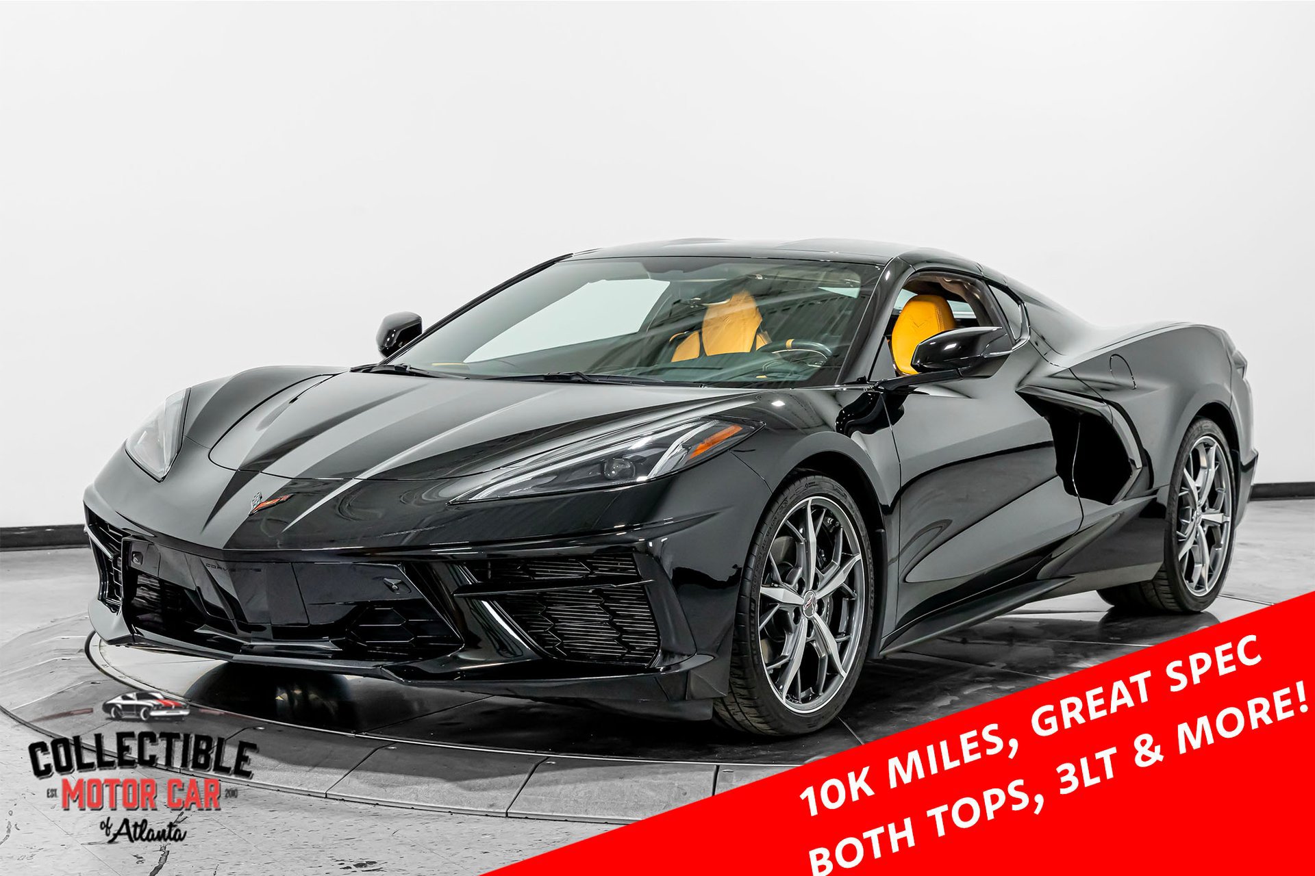 Used 2022 Chevrolet Corvette Stingray Premium Cpe w/ Body-Color Dual Roof Package RWD image 1