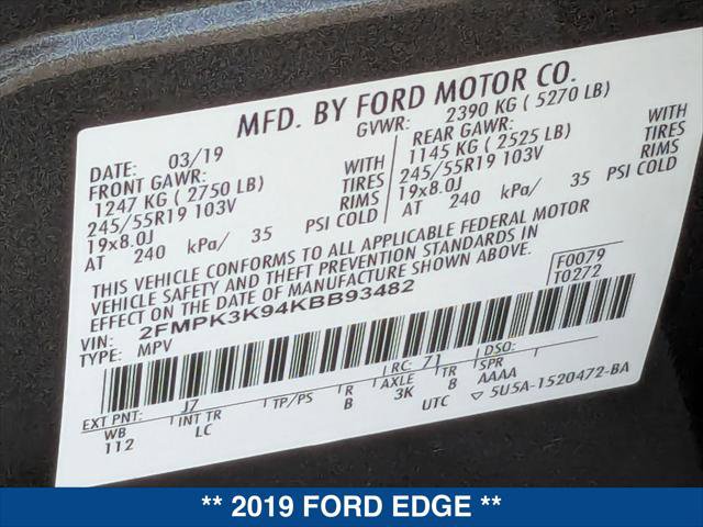 Used 2019 Ford Edge Titanium image 24
