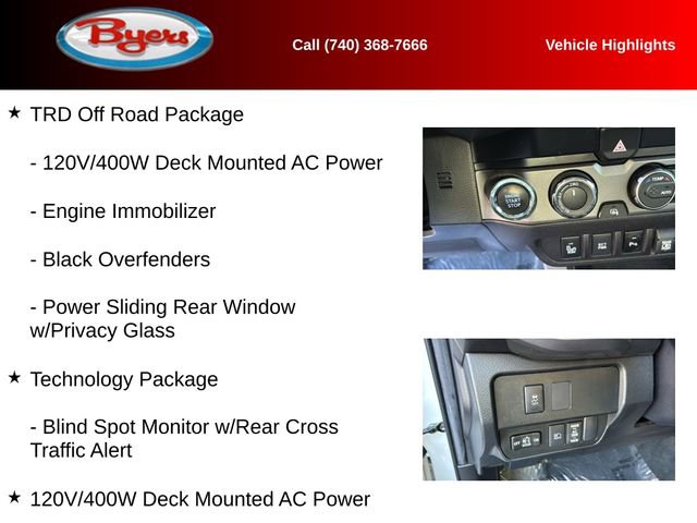 Used 2023 Toyota Tacoma TRD Off-Road w/ Technology Package image 13
