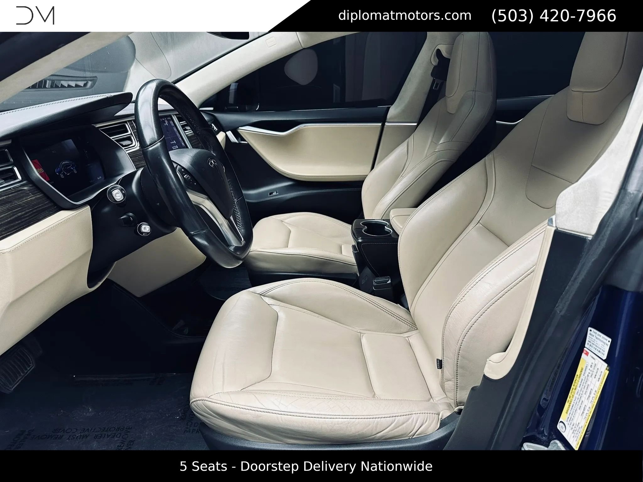 Used 2015 Tesla Model S 85D AWD/4WD image 12