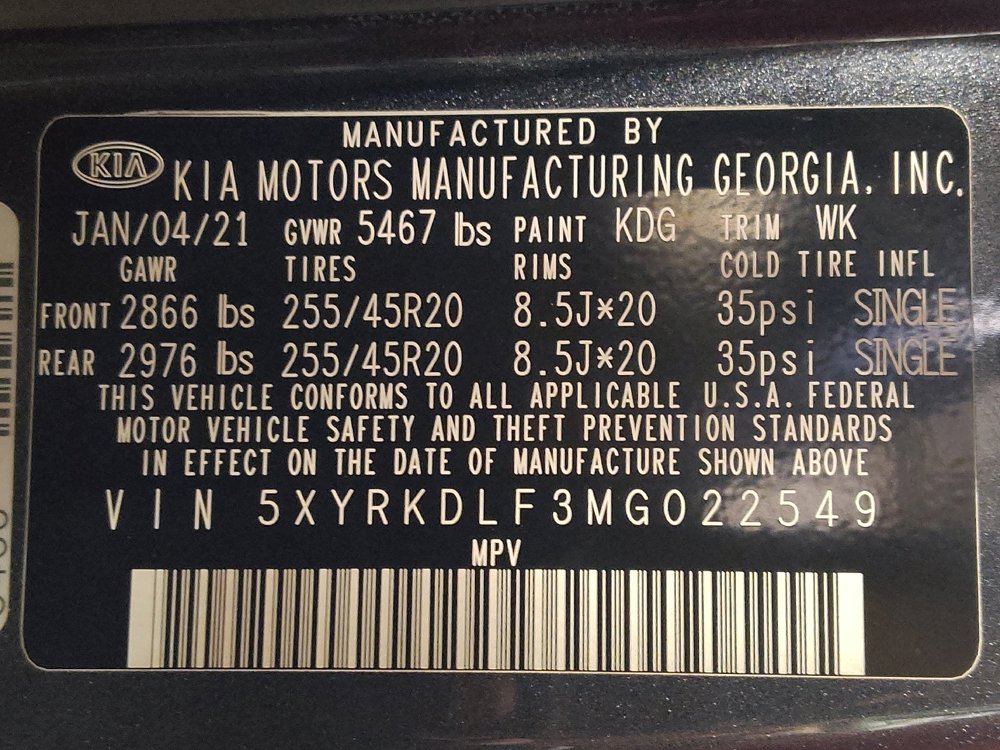 Used 2021 Kia Sorento SX image 33