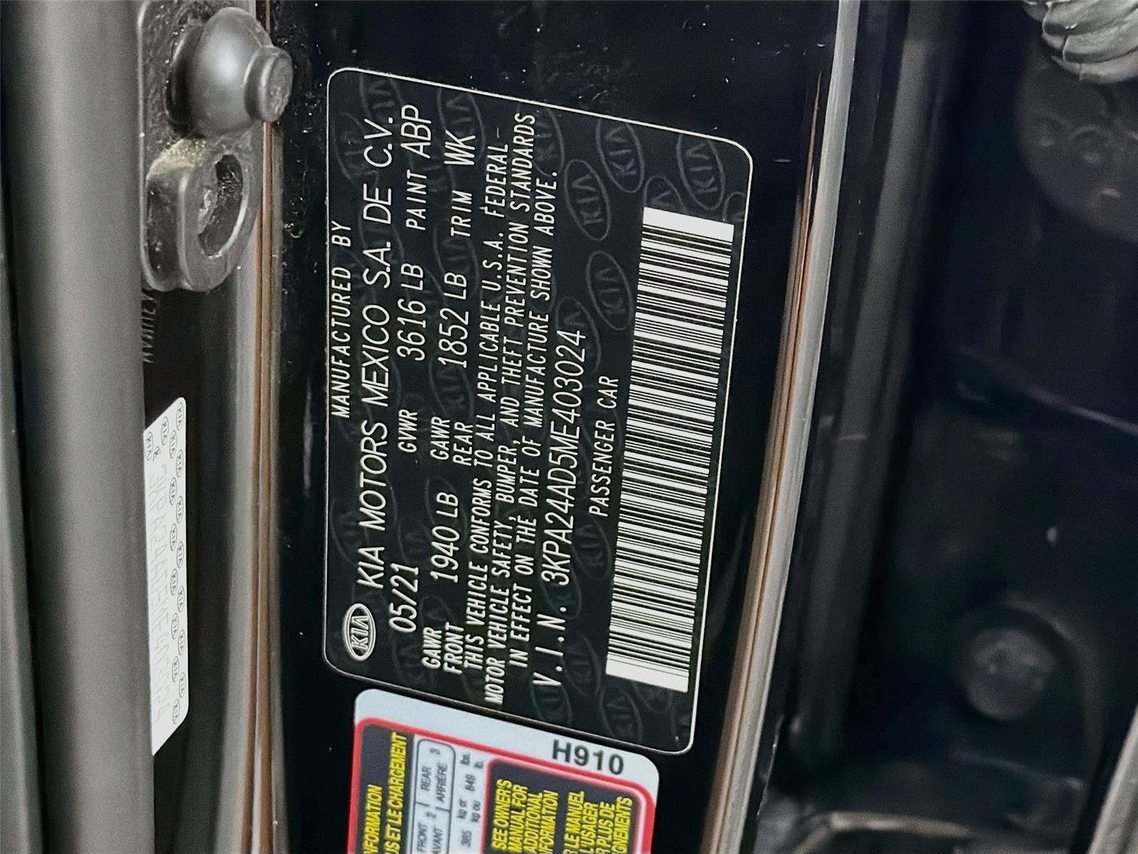 Certified 2021 Kia Rio LX FWD image 27