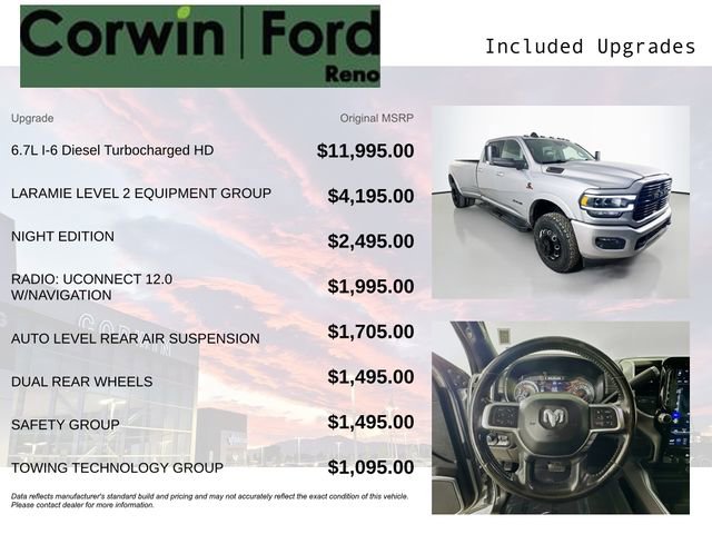 Used 2020 RAM 3500 Laramie AWD/4WD image 3