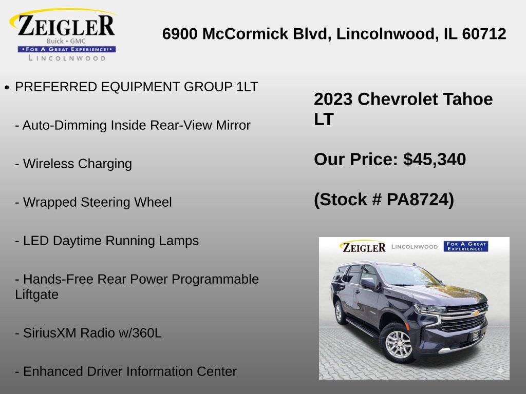Used 2023 Chevrolet Tahoe LT AWD/4WD image 12